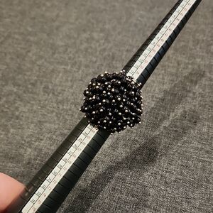 Black Stone Statement Ring